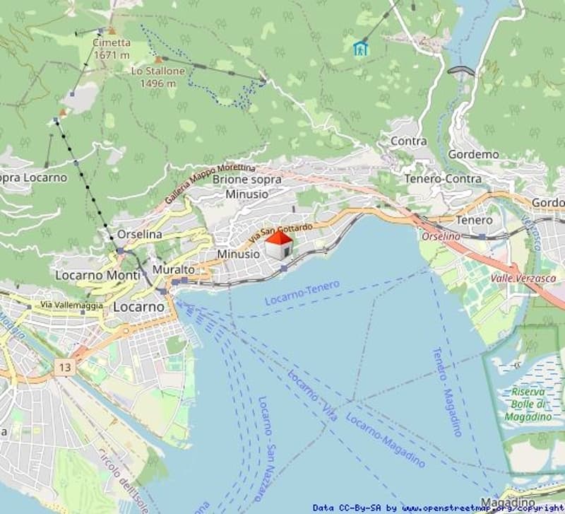 Charmantes Tessinerhaus mit Garten, ruhig + zentral nahe See u Bahnhof (18)
