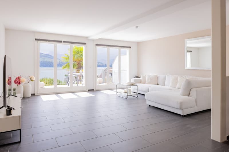 Wohnbereich mit Terrasse im EG