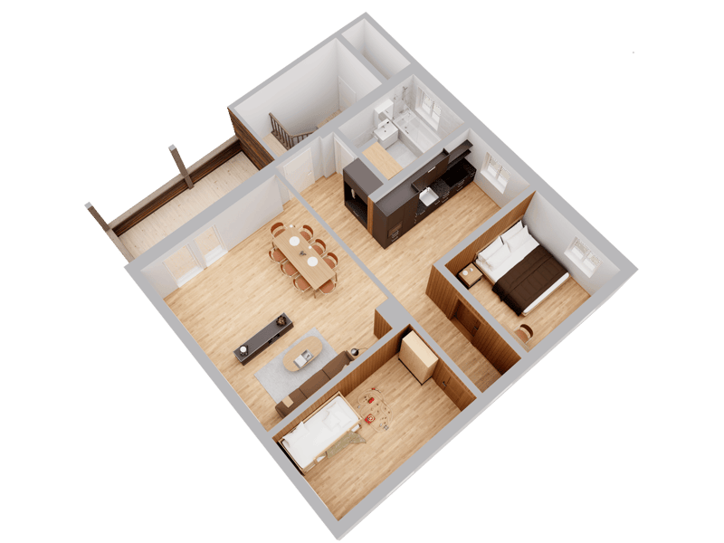 3D Grundrissplan