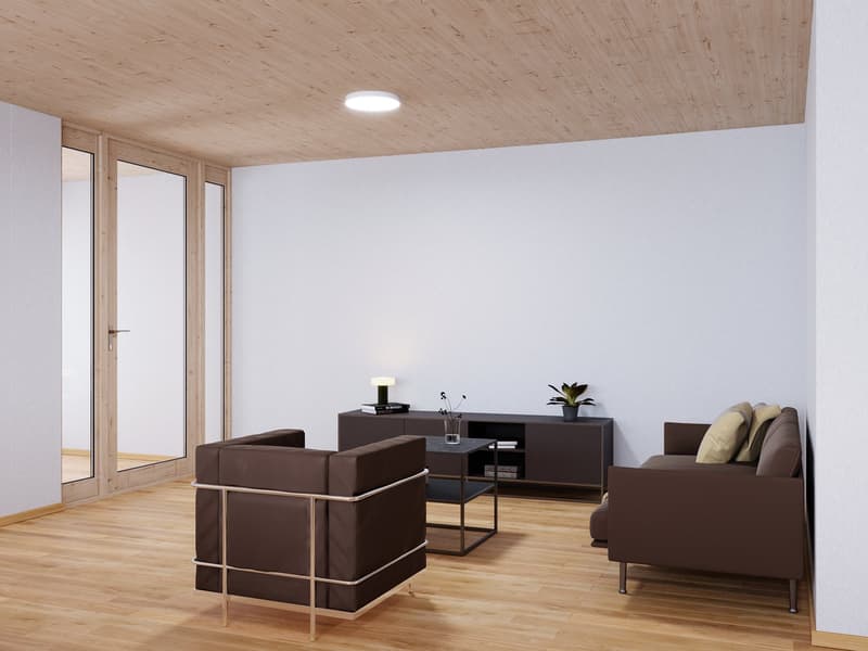 Eingang und Wohnzimmer