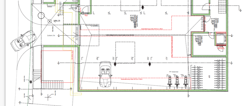 Progetto di costruzione nuova Veduta Winterthur, posto auto per motociclo n. 11 (2)