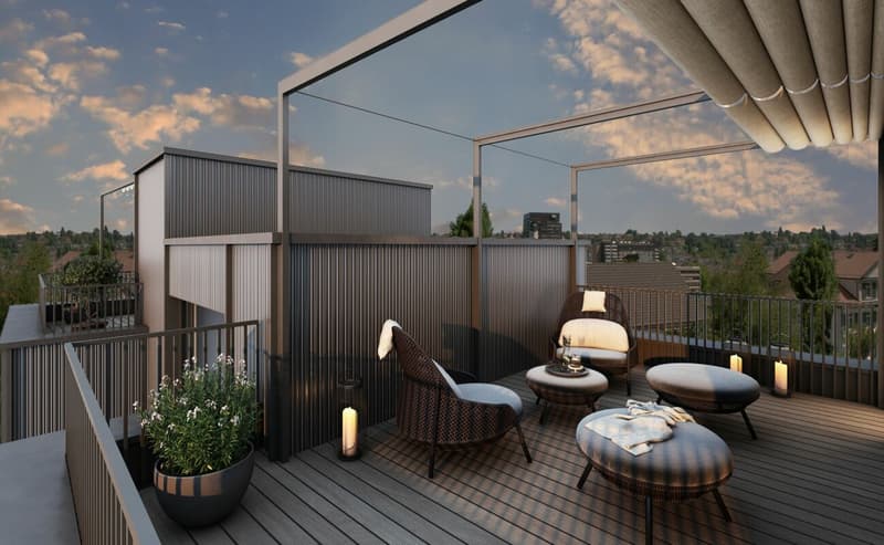 Urban living with garden idyll and sunny rooftop terrace (2)