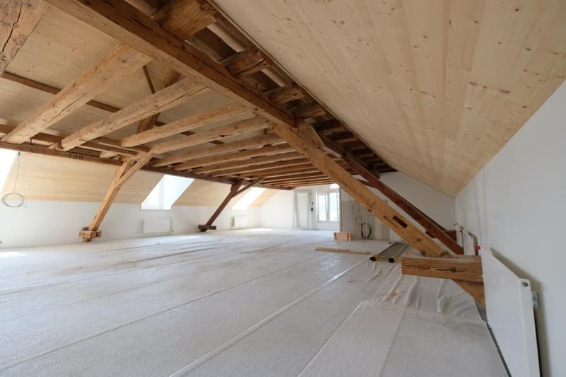 Ansicht Dachgeschoss mit Blick zur Teeküche