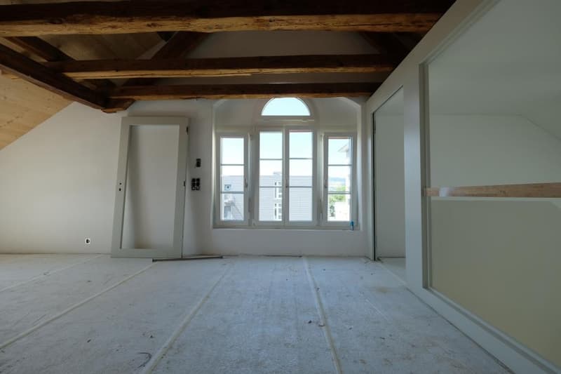 Fensterfront mit Blick zum Turbinenweg 5