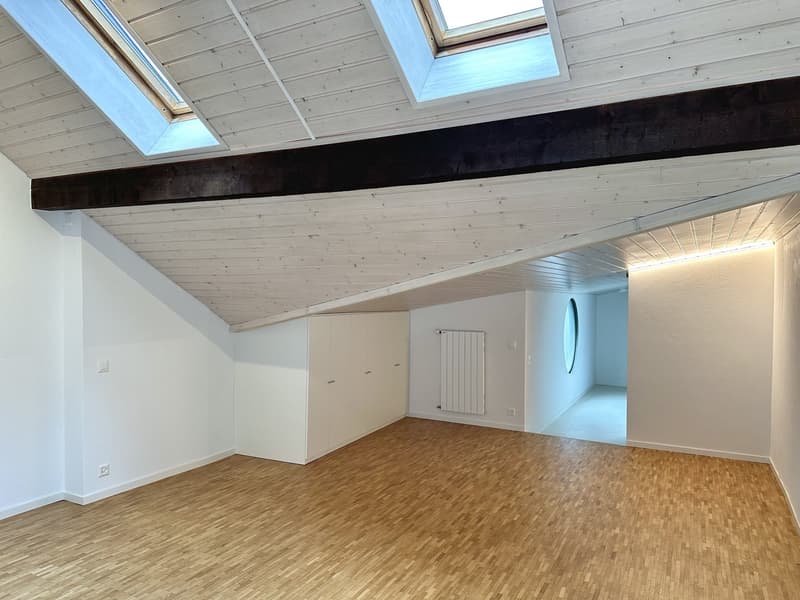 Appartement traversant de 4.5 pièces en attique d’un bâtiment mitoyen du centre-ville de Lausanne (2)