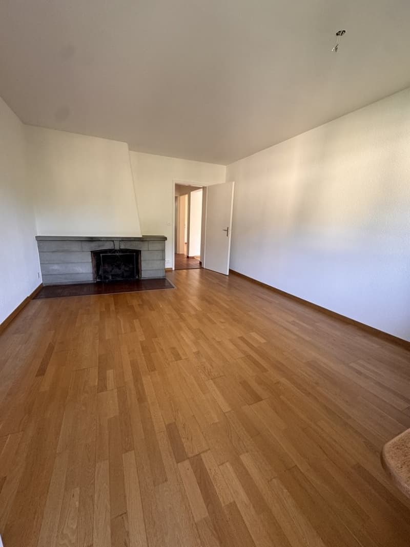 Wohnzimmer mit Kamin
