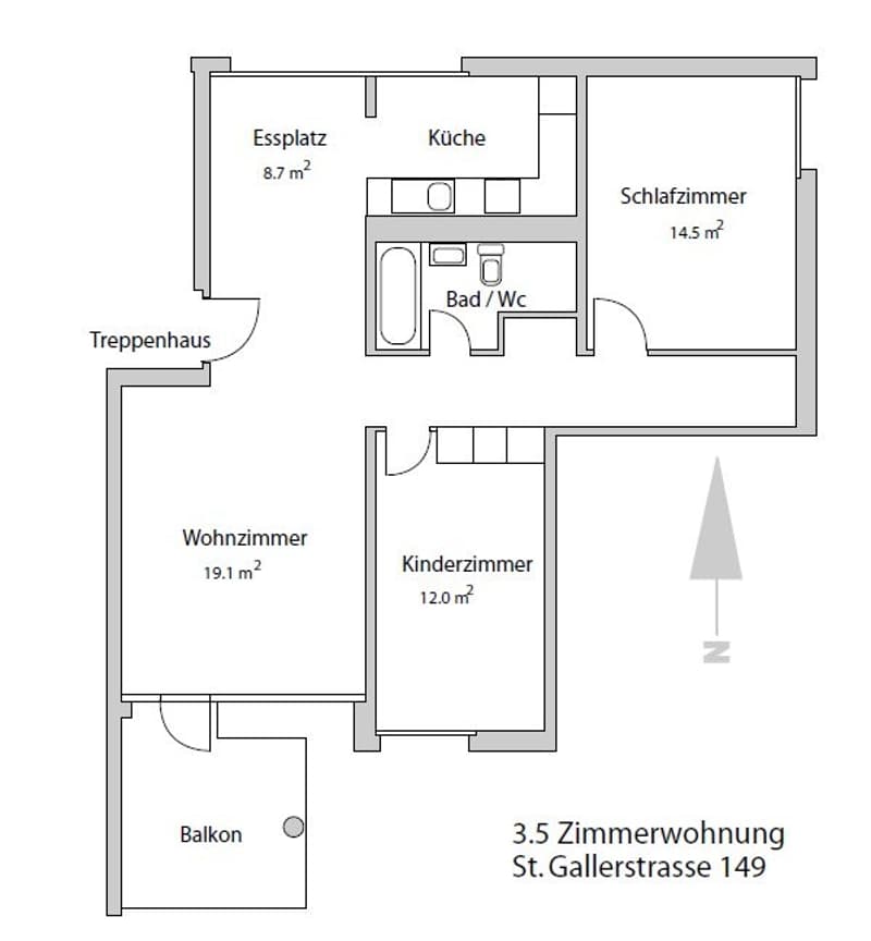 Grundrissplan
