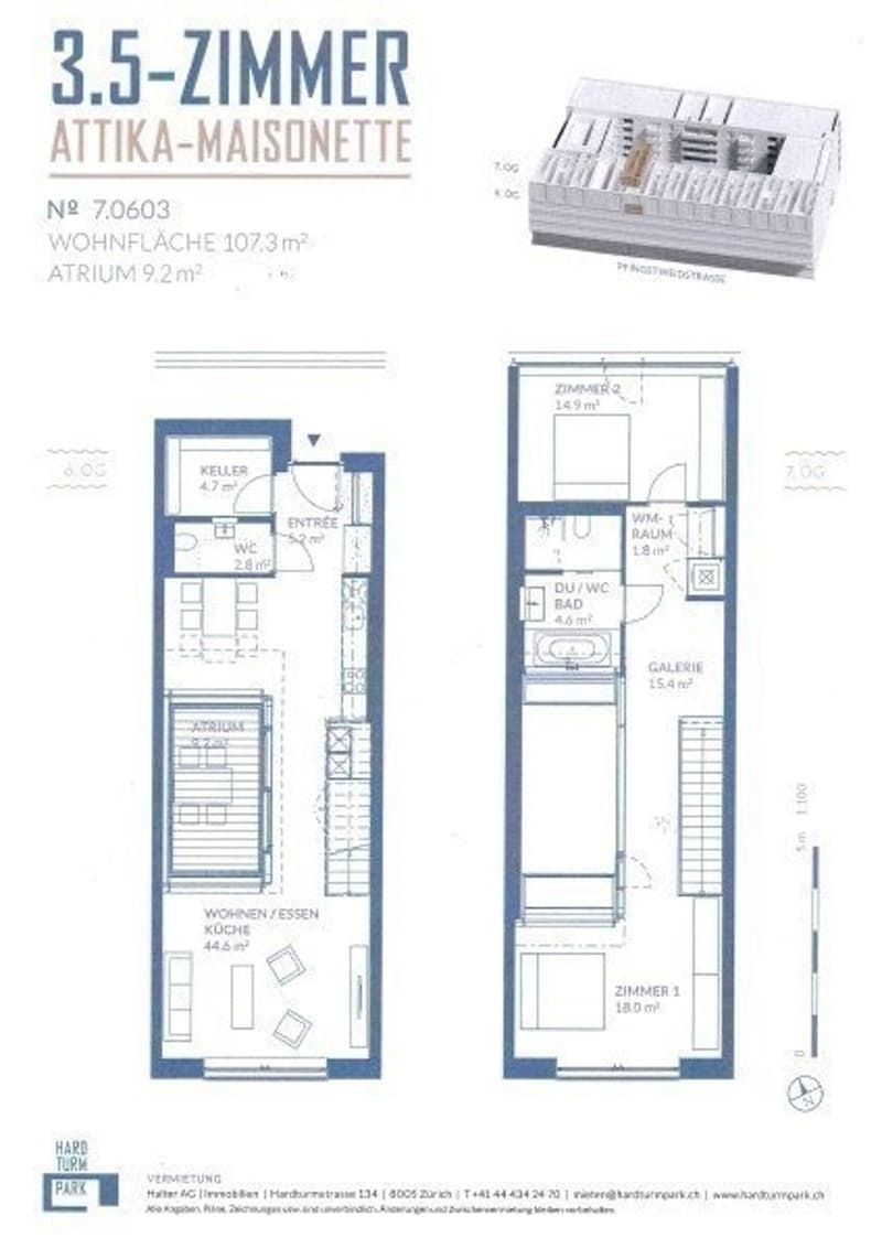 3.5 Zimmer Maisonettewohnung mit Poolbenutzung (6)
