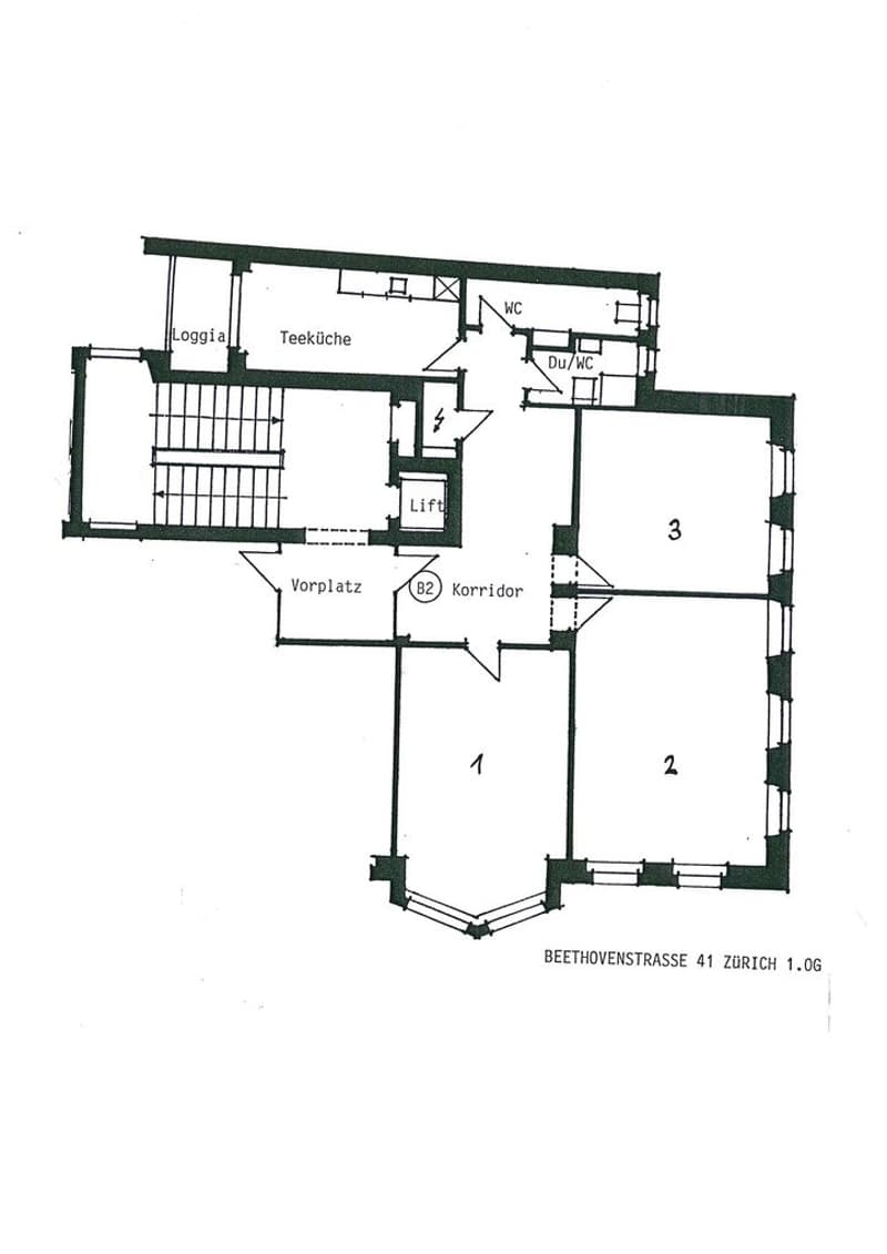 Grundrissplan
