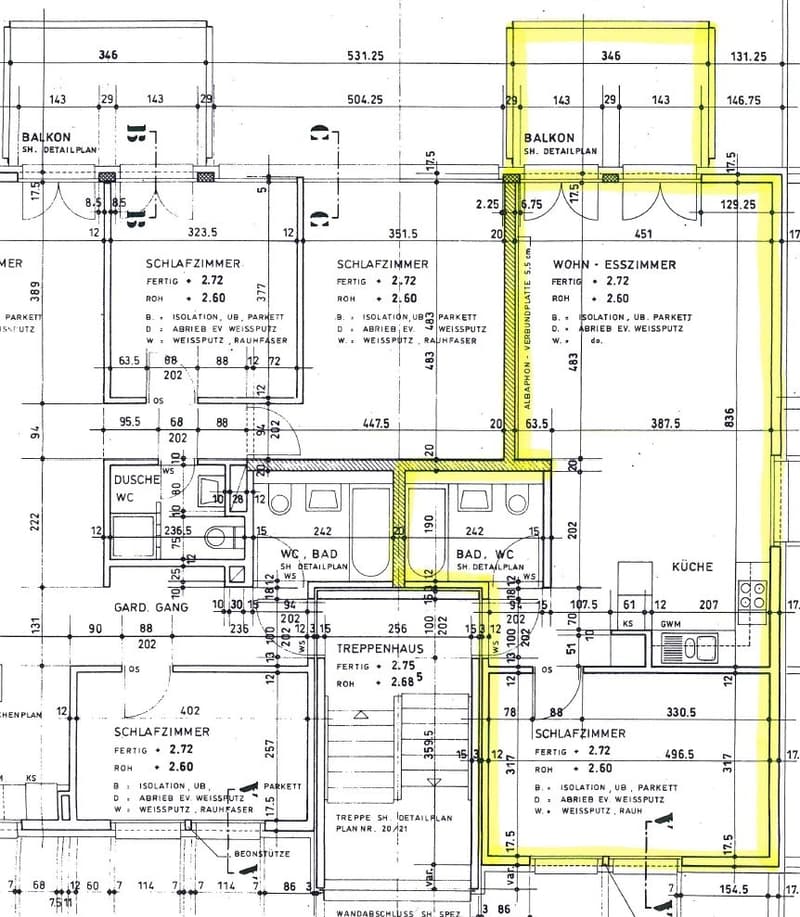 Grundrissplan