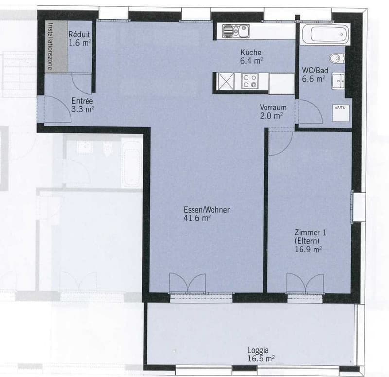 Grundrissplan