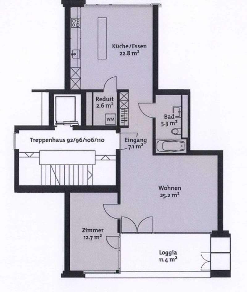 Grundrissplan