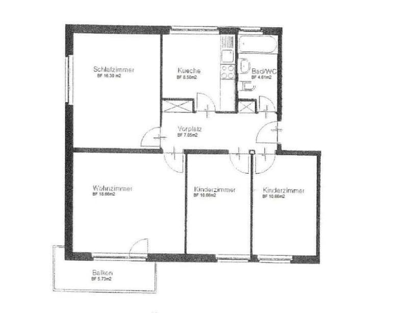 Grundrissplan