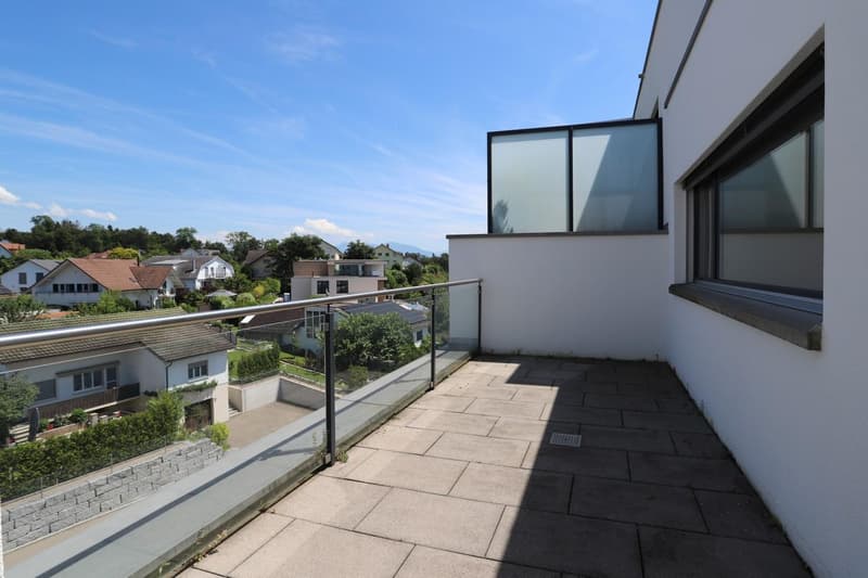 Balkon bei Küche