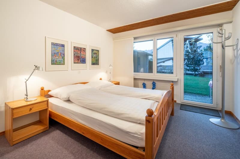 2 1/2 Zimmer Erdgeschosswohnung direkt bei den Bergbahnen in Laax (6)