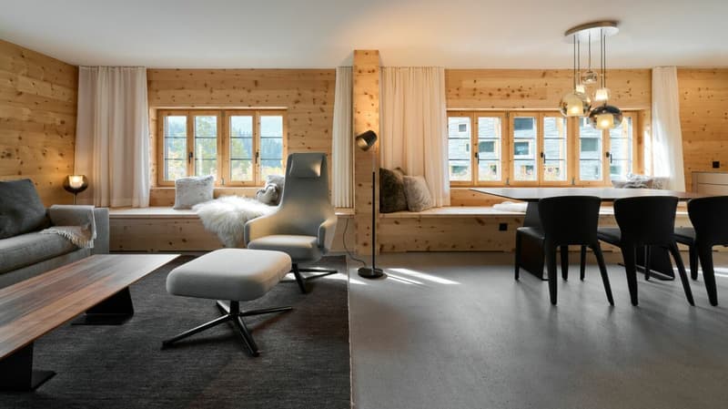 Bewirtschaftete 2.5 Zimmerwohnung in LAAX (2)