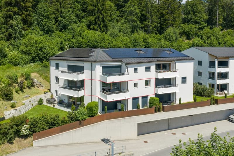 Neuwertige 3.5 Zimmerwohnung Haus Miraselva, Flims Waldhaus (1)