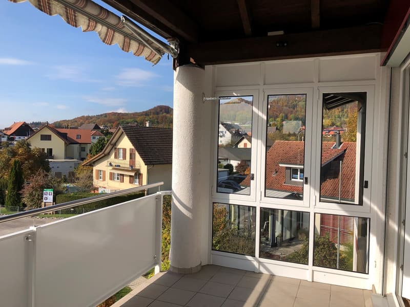Grosse  4.5 Zi. Dachwohnung in 3 Familienhaus mit Rundumsicht (13)