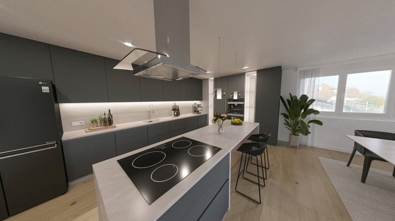 Küche visualisiert