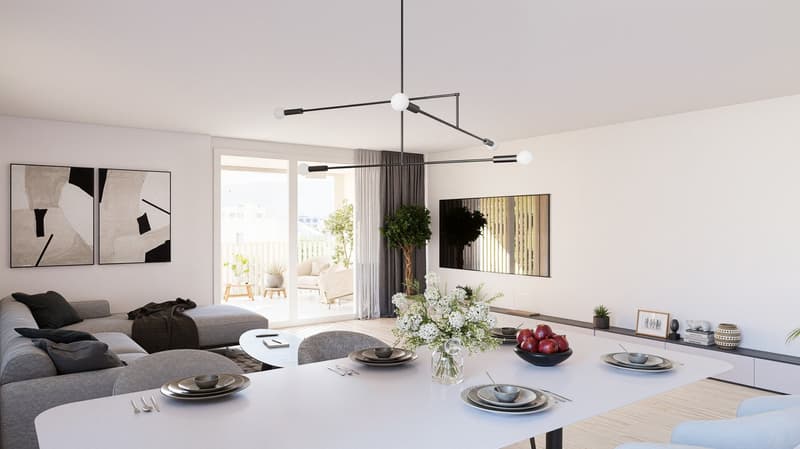 4.5-Zimmer-Neubauwohnung 'Komfort' mit zwei Badezimmern (4)