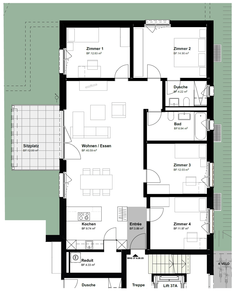 Grosszügige 5.5-Zimmer-Neubauwohnung mit Balkon oder Garten (6)