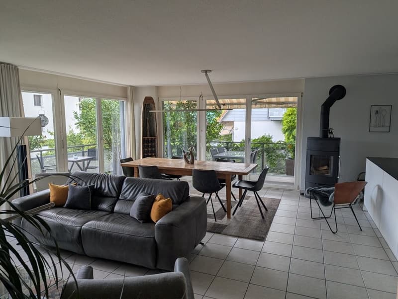 4.5 Zimmer mit 125 m² und Aussenflächen in drei Himmelsrichtungen (2)