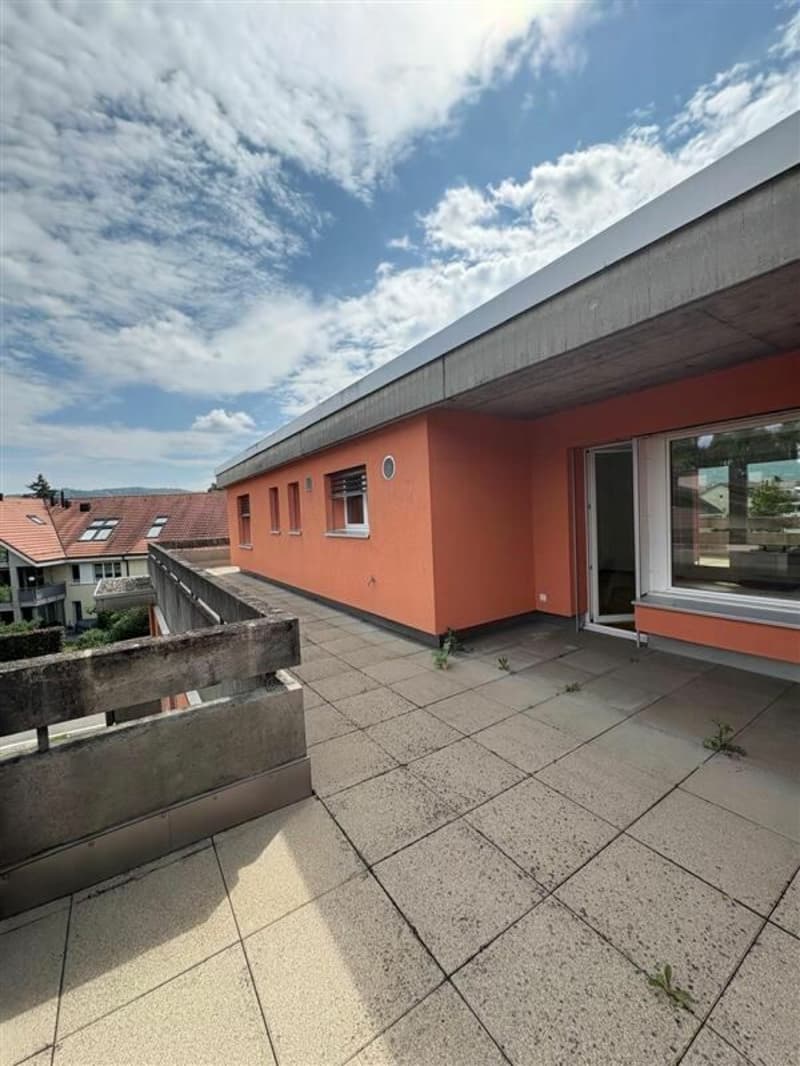 Dachterrassenwohnung mitten in Reinach mit Cheminée (3)