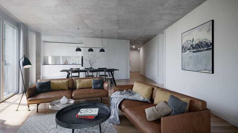 Besondere Architektur, Hochwertiger Wohnkomfort - 3.5-Zimmerwohnung (5)