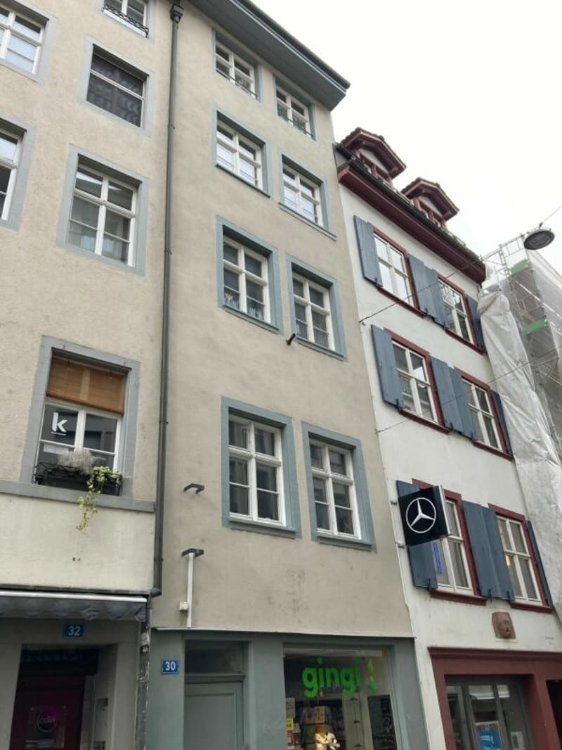 Charaktervolle Maisonette-Dachwohnung mitten in der Basler Altstadt - Befristet bis Ende Februar 2027 (6)