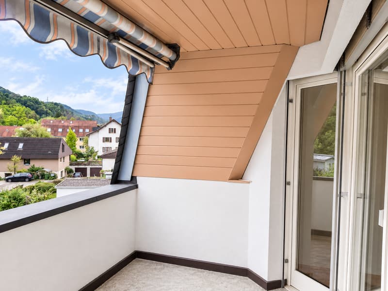 überdeckter Balkon
