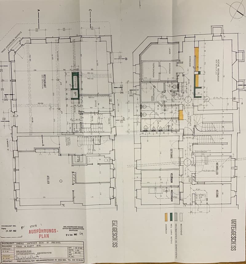 Grundriss Plan