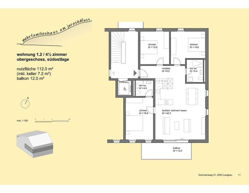 Neubauwohnung mit wunderbarer Aussicht (13)
