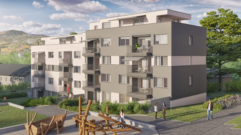 Familienparadies mit Garten – 4.5-Zimmer-Wohnung in Leuk (3)