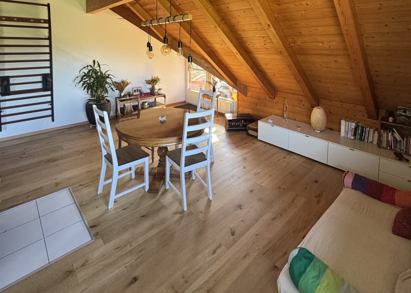 3 ZIMMER-DACHWOHNUNG IN KAUFDORF (BE), MÖBLIERT, TEMPORÄR (1)