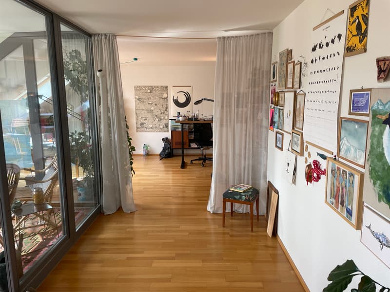 2½ ZIMMER-DACHWOHNUNG IN BERN - OSTRING, MÖBLIERT, TEMPORÄR (3)