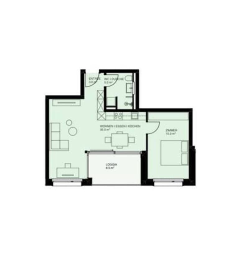 2½ ZI-WOHNUNG IN MÜNCHENSTEIN (BL), MÖBLIERT, TEMPORÄR (8)