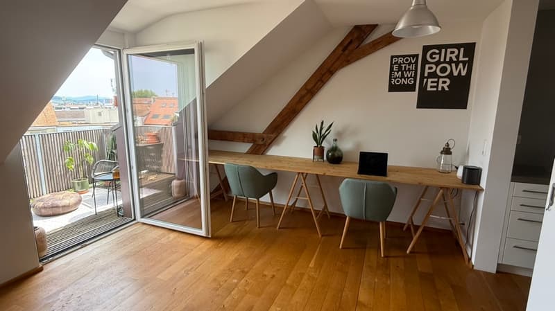 2½ ZIMMER-LOFT IN BASEL - ST. JOHANN, MÖBLIERT, TEMPORÄR (3)