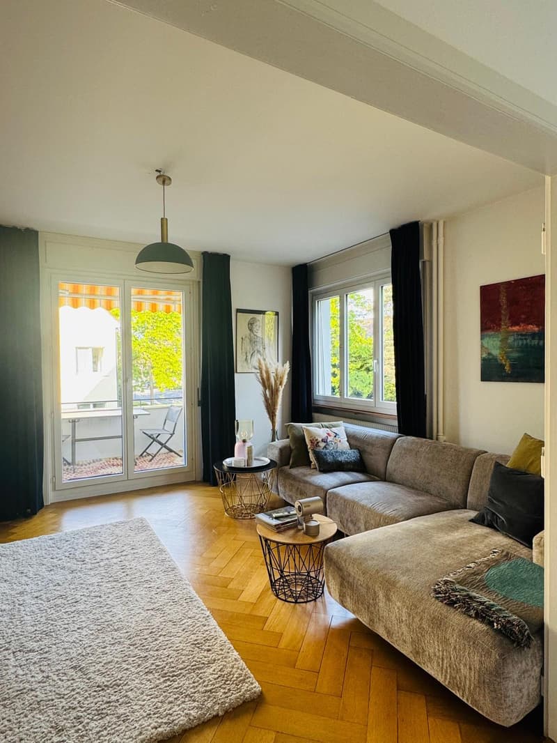 3½ ZI-WOHNUNG IN BERN - ELFENAU/BRUNNADERN, MÖBLIERT, TEMPORÄR (2)