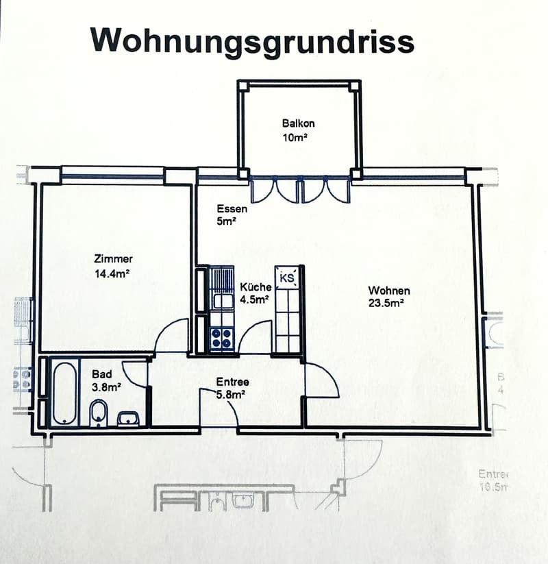 2½ ZI-WOHNUNG IN FÄLLANDEN (ZH), MÖBLIERT, TEMPORÄR (10)