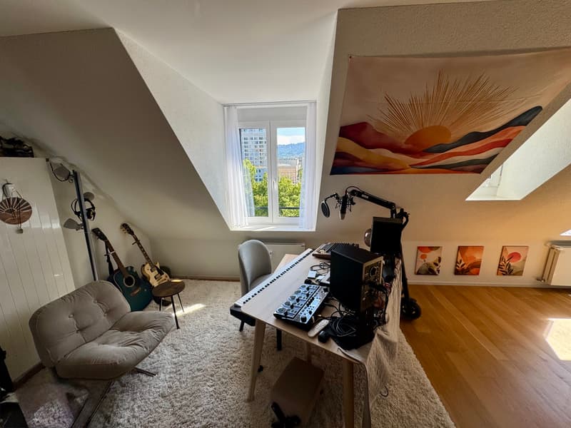 2½ ZIMMER-DACHWOHNUNG IN ZÜRICH - KREIS 10, MÖBLIERT, TEMPORÄR (4)