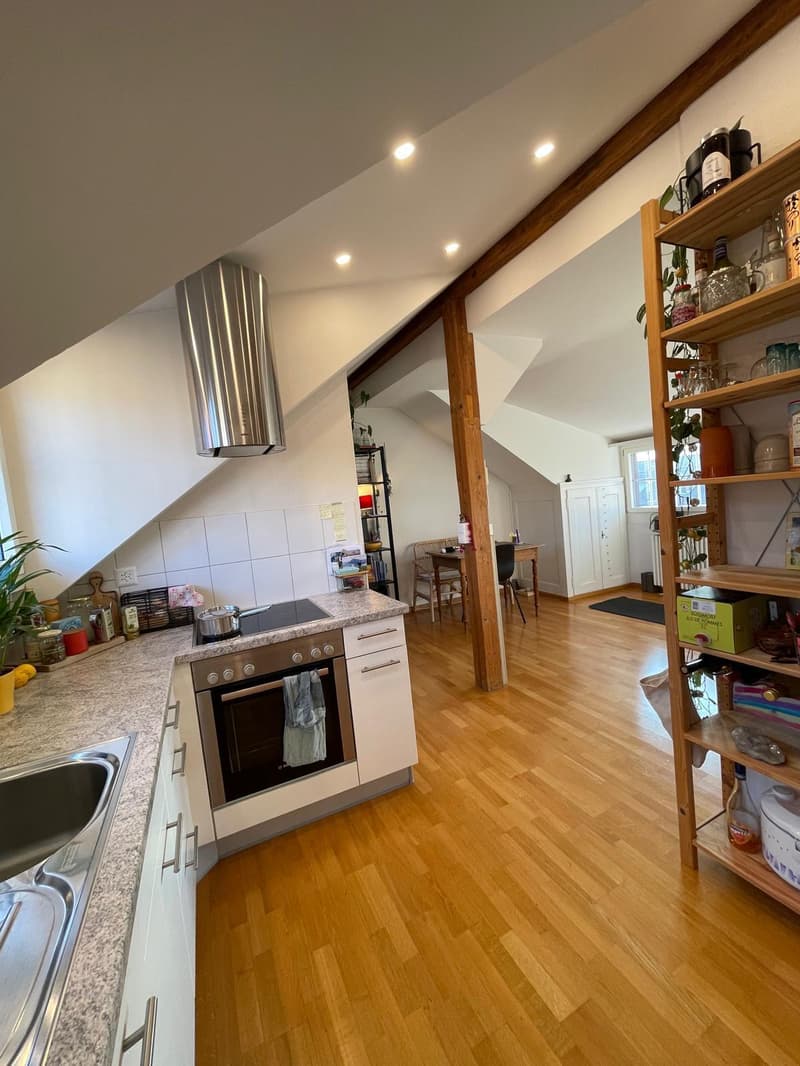 2½ ZIMMER-DACHWOHNUNG IN BERN - KIRCHENFELD, MÖBLIERT, TEMPORÄR (7)