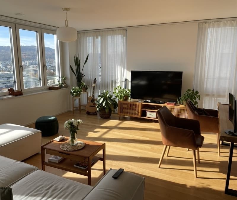 3½ ZI-WOHNUNG IN ZÜRICH - KREIS 9 ALTSTETTEN, MÖBLIERT, TEMPORÄR (1)
