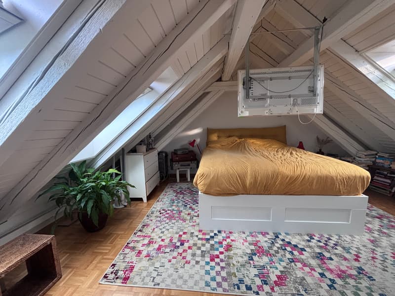 3½ ZIMMER-ATTIKAWOHNUNG IN ZÜRICH - KREIS 3 WIEDIKON, MÖBLIERT, TEMPOR (9)