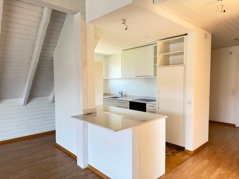 Dachwohnung an ruhiger Lage im Dorfzentrum (1)