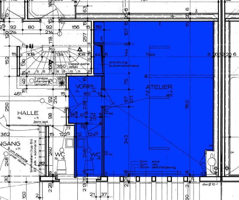 Büro / Atelier / Therapie 50 m2 im Erdgeschoss ! (6)