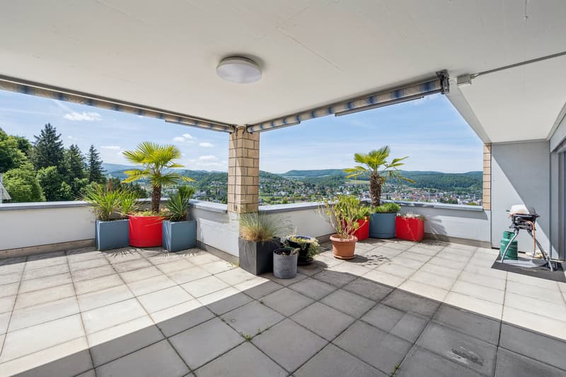 Sonnige Terrassenwohnung mit Panoramablick (2)