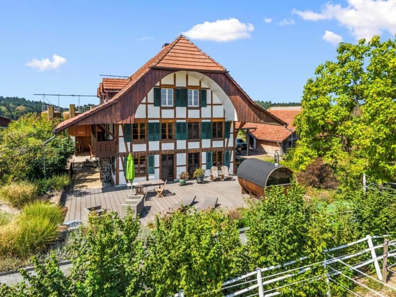 Aussergewöhnliches Landgut mit Reitanlage - eine Oase für Mensch und Pferd (2)