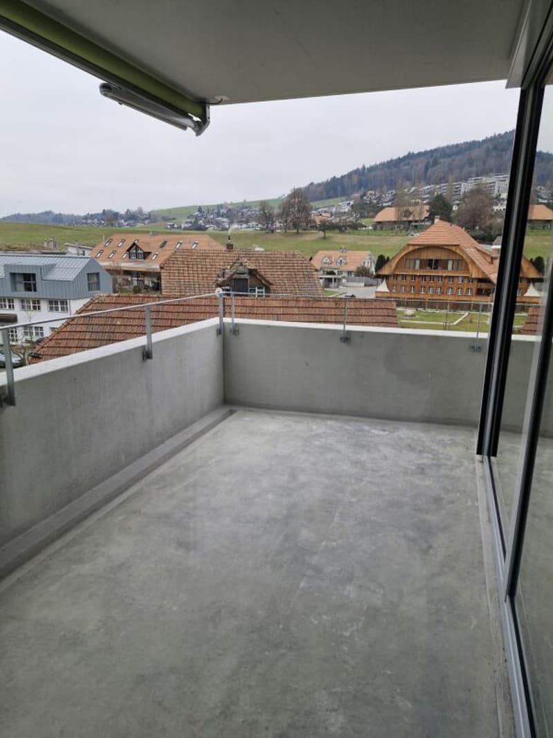 Balkon von Korridor