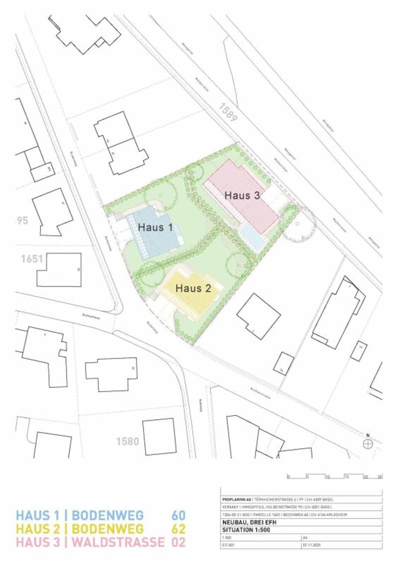 Situationsplan 1:500