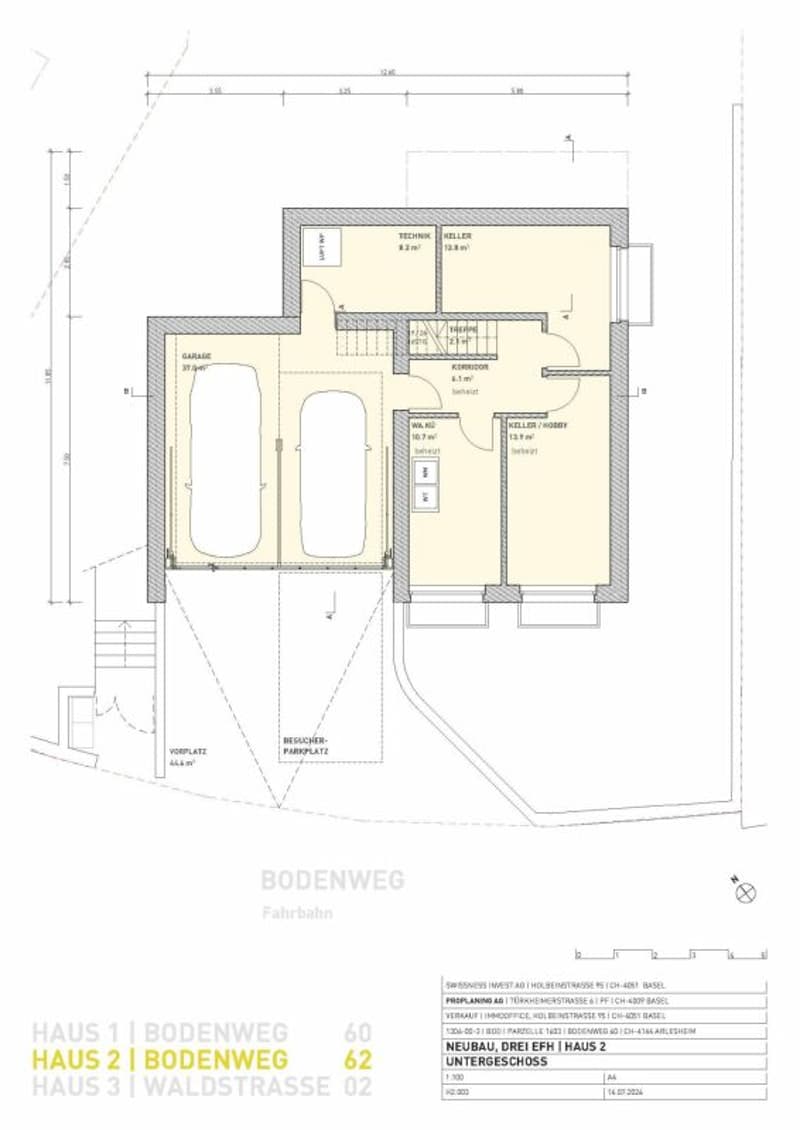 Untergeschoss, Haus 2